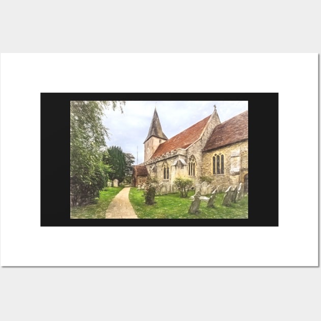 A View Of Bosham Parish Church Wall Art by IanWL